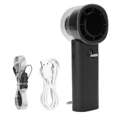 Imagem de Fã Portátil Portátil, Calmo 3600mAh Recarregável de Alta Velocidade de Verão fã de fã de fã de fã de Resfriamento fã de Viagem Pessoal Com Cordão para Acampamento Ao Ar Livre Em