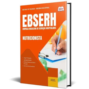 Imagem de Apostila Ebserh 2025 - Nutricionista