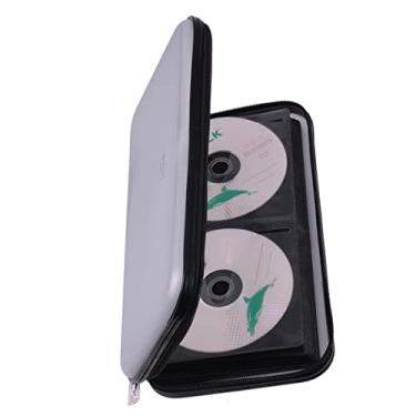 Imagem de XiongYe Capa para CD DVD, carteira resistente com capacidade para 72, suporte de DVD para carro, capa rígida, suporte de disco de CD, fichário de disco de DVD, livreto, carteira protetora Blu-ray