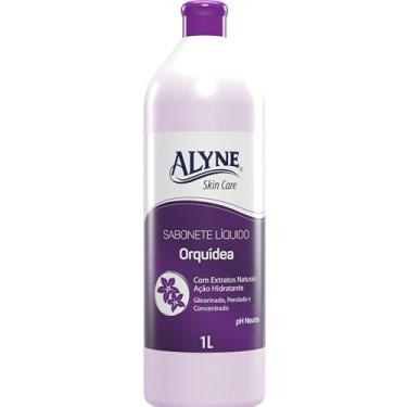 Imagem de Alyne, Sabonete Líquido, Skin Care, Aroma Orquídea, 1 Litro, Roxa