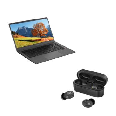 Imagem de Notebook Ultra Linux 15,6 Pol. Intel Celeron 240GB SSD 8GB RAM + Fone TWS Pulse UB262KC UB262KC