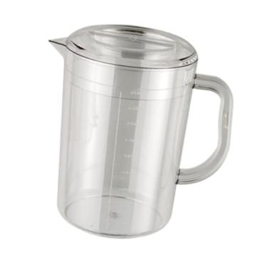 Imagem de Ｂｅｓｇａ Jarro de água da jarra de água, fácil de limpar, multifuncionação doméstica com tampa, chaleira de chá de gelo para refrigerador de bebida limonada,