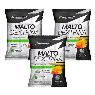 Imagem de KIT 3x Maltodextrina - 1kg Cada - Body Action (Laranja c/Acerola)