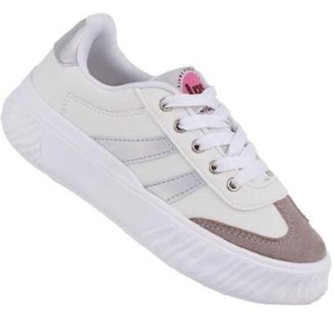 Imagem de Tenis Casual Infantil Feminino WorldColors Lps Fun - Branco-Feminino