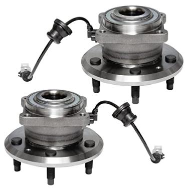 Imagem de Conjunto de rolamento e cubo traseiro TUCAREST 512358 x2 (par) compatível com Chevrolet Captiva Sport 07-09 Equinox Pontiac Torrent Suzuki XL-7 08-10 Saturn Vue [5 cubo de pino W/ABS]