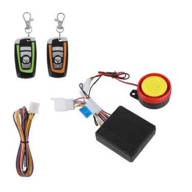 Imagem de Sistema de alarme de segurança para motocicleta, sistema de alarme de motocicleta, alarme de motocicleta 12 V, controle remoto, buzina Warner, partida do motor, super alto 125 dB, sinais de luz