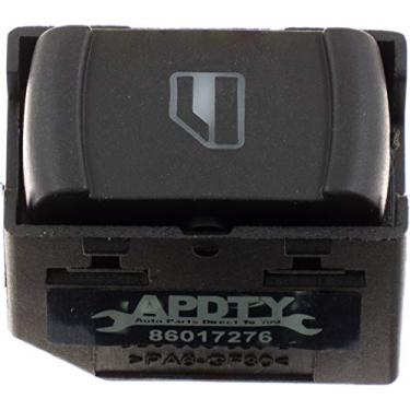 Imagem de APDTY 012613 Interruptor de janela elétrica único 1 botão cabe na frente direita ou traseira esquerda ou direita no VW Bora 2005 Golf 1999-2006 Jetta 1999-2006 VW Passat 1998-2005 (substitui 3BO 959 855 B, 3B0959855