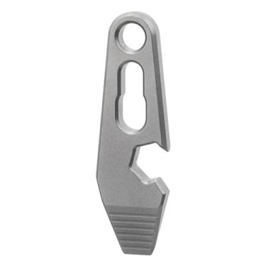 Imagem de Mini Pry Bar, Prybar de bolso de titânio com abridor de garrafas, multiferramenta portátil para conserto de jardinagem, acampamento, ar livre