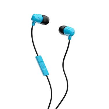Imagem de Skullcandy Fone de ouvido sem esforço Sound Skullcandy com microfone, azul (S2Duyk, 628)