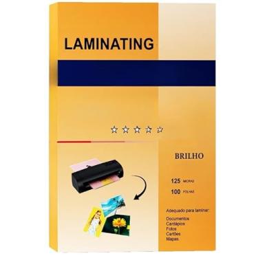 Imagem de Polaseal Plástico Plastificação A4 220x307 0.05 100 Folhas Plástico Para Plastificação Com Brilho 125 Micras