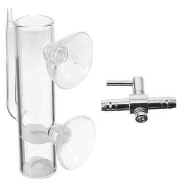 Imagem de FRCOLOR Conjunto de ferramentas de criação de camarão de cristal para incubadora de camarão, coador, copo de pesca, ventosa de vidro, incubadora de peixes, suporte de reprodução, recipiente de peixes