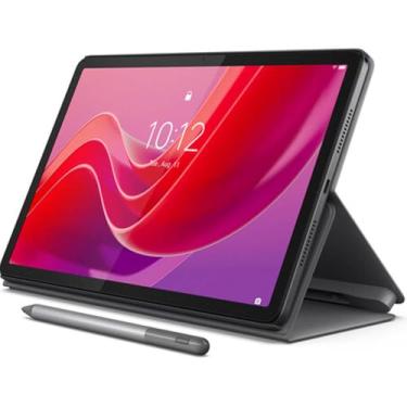 Imagem de Lenovo Tab M11-2024 - Bateria de longa duração - Tela FHD de 11 polegadas - Câmera de 13 MP - Memória de 4 GB - Armazenamento de 128 GB - Android 13 - Dolby Atmos - Caneta e Capa Folio Incluída