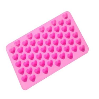 Imagem de Forminha De Silicone De Coração Para Balinhas De Gelatina - Genérica