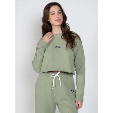 Imagem de Moletom Roxy Care Happy Day Verde-Verde-M-Feminino