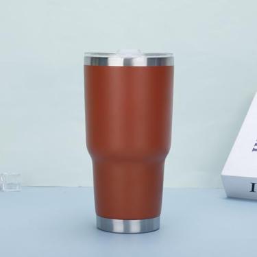 Imagem de Castrap Caneca De Viagem De Aço Inoxidável 304, Copo De Carro Isolado A Vácuo De Grande Capacidade De 30 onças, Copo De Cerveja De Parede Dupla Para Uso Ao Ar Livre (1)