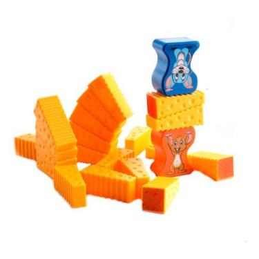 Imagem de Jogo Empilhando Queijo Ratinho Equilíbrio Brinquedo Infantil - ARK