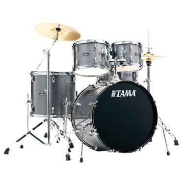 Imagem de Bateria Completa 5 Tambores 22 Cosmic Silver Tama St52H5C