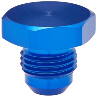 Imagem de DNA MOTORING FT-1-9012-06-BL 6an An-6 9/16 Parafuso de alargador de alumínio anodizado porca plugue adaptador de encaixe (azul)
