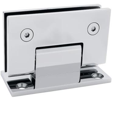 Imagem de Dobradiça Inox Centralizada Com Mola - Natural Brilhante