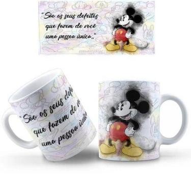 Imagem de Caneca Mickey e Minnie COM SEU NOME de Porcelana - loja dinka