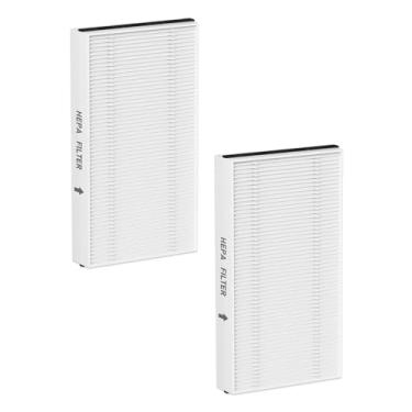 Imagem de 2 pacotes de filtros de substituição para Panasonic, compatível com os modelos Panasonic FV10VE1, FV-10VE1, FV10VEC1, FV-10VEC1, cartucho de projetor para cartucho de filtro de ar substituível