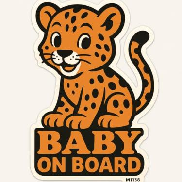 Imagem de Adesivo Carro/Moto Bebê a Bordo: Onça Manhoso