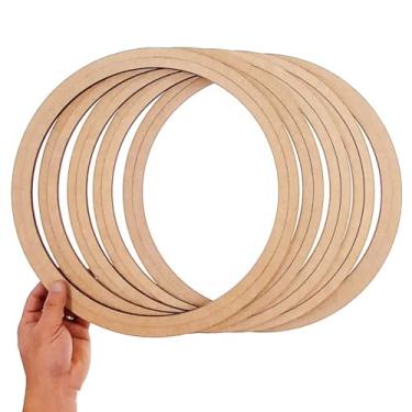 Imagem de Bastidor de madeira mdf de 22cm a 50cm para Bordado, Macramê e Artesanato(30cm)