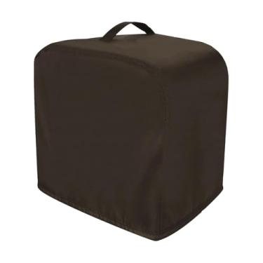 Imagem de Ｂｅｓｇａ Capa protetora contra poeira para máquina de gelo, capa universal para máquina de gelo, escudo para de pão, panela de arroz em casa, garagem e, Marrom