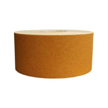 Imagem de Lixa Rolo G100 150 Madeira 12cm x 45m Óxido de Alumínio Branco Ideal p