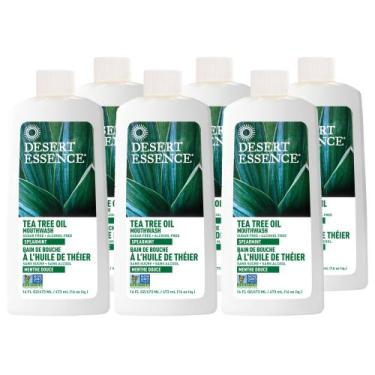 Imagem de Enxaguante bucal Desert Essence, óleo de melaleuca, 473 ml, pacote com