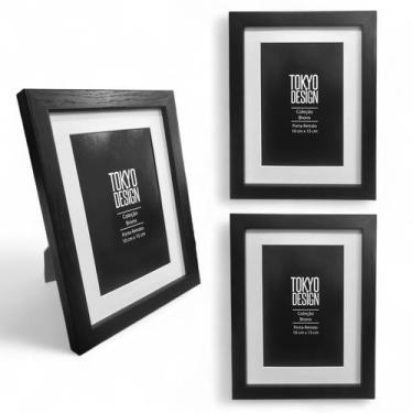Imagem de Kit 3 Porta Retratos 10x15 Moldura Paspatur Quadro Bronx - Tokio Desig