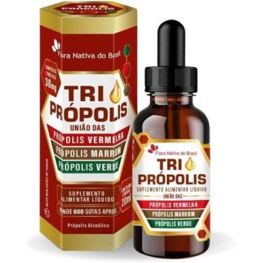 Imagem de Tri Própolis (Verde, Vermelha e Marrom) Em Gotas 20ml Flora Nativa - F