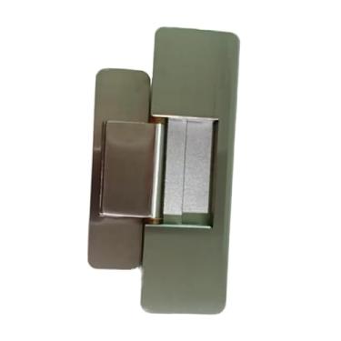 Imagem de Ioensy Dobradiça de porta oculta, dobradiça invisível oculta, silenciosa, ferragem de pivô espessada e ajustável para porta interna de sala de estar, Prata