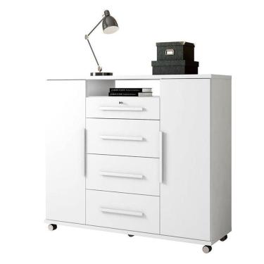 Imagem de Cômoda Sapateira Versátil Branco – Zanzini