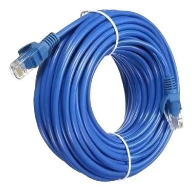 Imagem de Cabo de Rede CAT6 10 Metros Alta Velocidade  Conectores RJ45 - Atomo