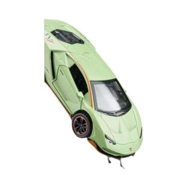 Imagem de Lamborghini LP780-4 Carro Esportivo De Liga Metálica Escala 1:36 Som L