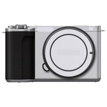 Imagem de Película de vinil antirriscos para câmera Sony ZV-E10 II filme de desenho animado protetor corporal casaco acessórios de fotografia adesivo E10 Mark II (prata)