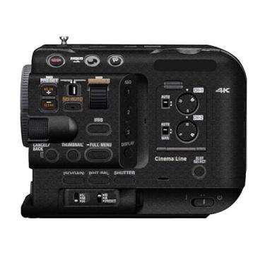 Imagem de Adesivo de capa de câmera para Sony FX6 Protetor de câmera película protetora anti-arranhões decoração FX 6 (fibra de armadura preta)