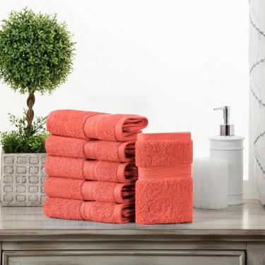 Imagem de SUPERIOR Madison Toalhas de rosto pesadas de algodão egípcio, toalhas pequenas de pelúcia grossas, toalhas de cozinha pesadas, essenciais de banho, básico de pelúcia, para banheiro, spa, hotel, resort