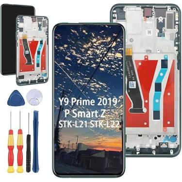 Imagem de Yuxyiony Nova tela de substituição para Huawei Y9 Prime 2019 / P Smart Z tela de reparo de tela LCD e acessórios de ferramentas de substituição.