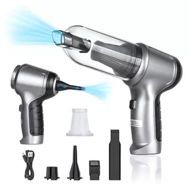 Imagem de Mini Aspirador Soprador Sem Fio Para Casa e Carro - FAZA