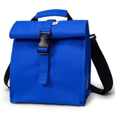 Imagem de Lancheira isolada SUNNY BIRD Rolltop Lunch Box Tote Blue