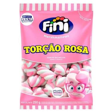 Imagem de Marshmallow Fini Torção Rosa Baunilha 250g