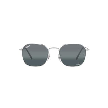 Imagem de Óculos de Sol Ray-Ban Polarizado Jim 0RB3694 9242G6 Tam 55 / Prata - Lentes Azul Gradiente