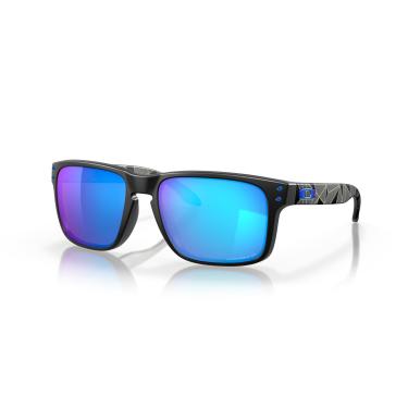 Imagem de Óculos de Sol Oakley Polarizado Holbrook 0OO9102 9102H0 Tam 55 / Preto Fosco - Lentes Prizm Sapphr Irid Polar
