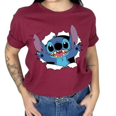 Imagem de Camiseta Personalizada Feminina lilo stich Variadas Chamativas - milen