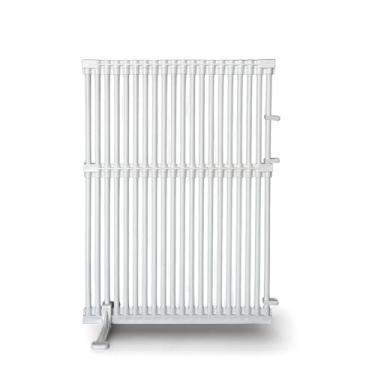 Imagem de Cercado Pet Modular em PVC para Jardim ou Piscina Módulos de 71cm com 5cm de Espaçamento Segurança para Cães e Gatos Uso Externo Fácil Montagem (Branco, 100cm | Altura)