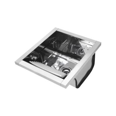 Imagem de Tanque de Sobrepor Docol Reto 44x51 017048CH Inox Alto Brilho