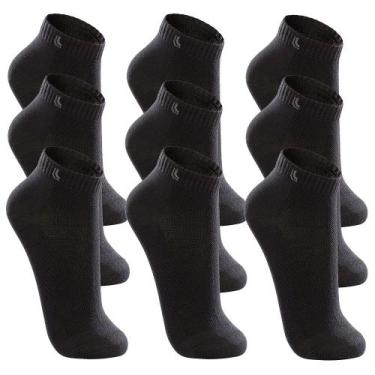 Imagem de Kit 9 Pares Meias Lupo Soquete Cano Curto Algodão Original, 37/40, Pre