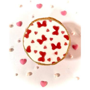 Imagem de SG61 Estêncil laço ratinha para confeitaria e artesanato. - confeitari